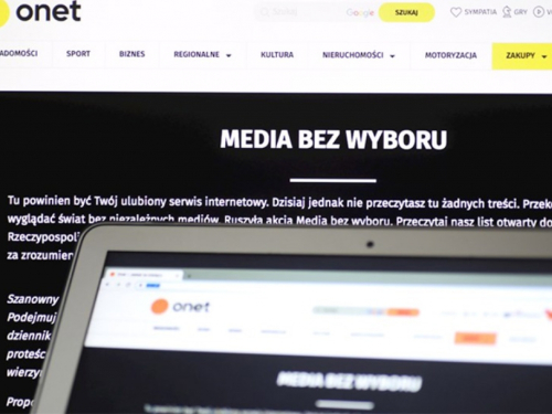 Poljski mediji prosvjeduju tišinom, cijeli dan prikazuju istu poruku