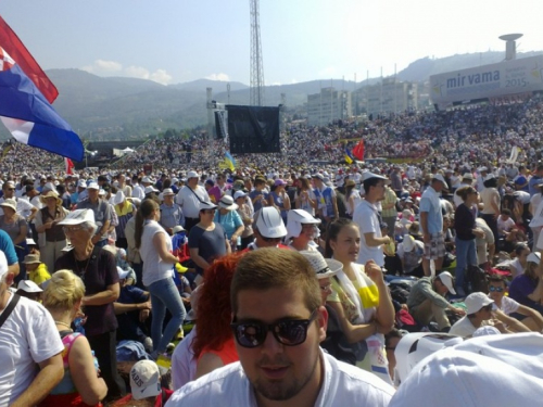 FOTO/VIDEO: Ramci na susretu s papom Franjom u Sarajevu