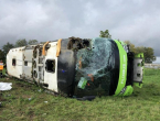 33 osobe ozlijeđene u prevrtanju Flixbusa