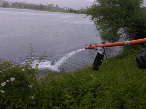 Ramsko jezero bogatije za 18.000 komada ribe