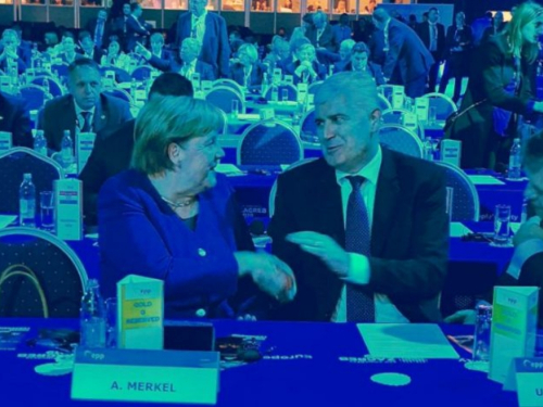 Čović s Angelom Merkel u Zagrebu