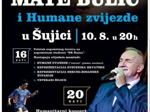 Mate Bulić i Humane zvijezde za obnovu doma kulture Stjepana Radića u Šujici