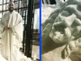 Svećenik izgradio nevjerojatno raspelo nakon snježne oluje u Madridu