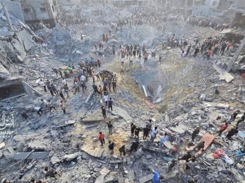 Bombardiran izbjeglički kamp u Gazi, najmanje 50 ubijenih