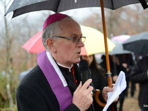 FOTO: Mons. dr. Pero Sudar predvodio misu i Križni put na Uzdolu