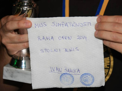 FOTO: U Prozoru održan stolnoteniski turnir "Rama open 2014."