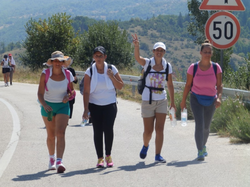 Fotoreportaža s ramskog hodočašća Gospi u Sinj