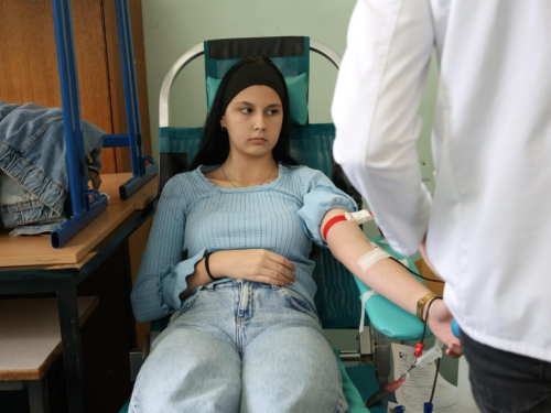 FOTO: Održana akcija dobrovoljnog darivanja krvi u Prozoru