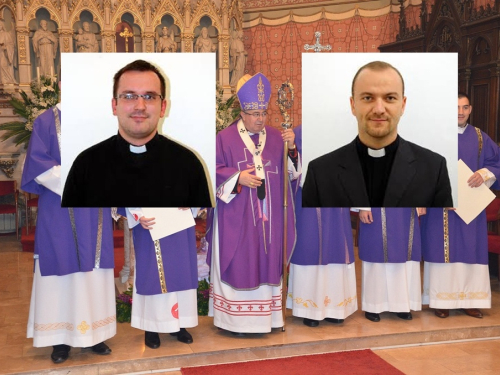 U sarajevskoj katedrali zaređeni vlč. Ivan Ivančević i vlč. Ljubo Zadrić