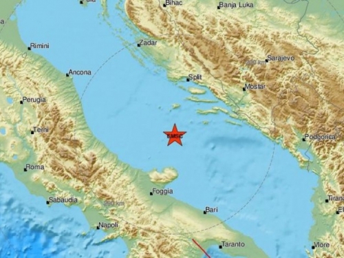 Tlo u Hrvatskoj se ne prestaje tresti: Još jedan potres u Jadranskom moru