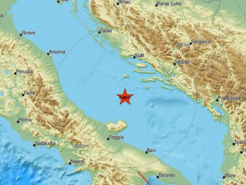 Tlo u Hrvatskoj se ne prestaje tresti: Još jedan potres u Jadranskom moru