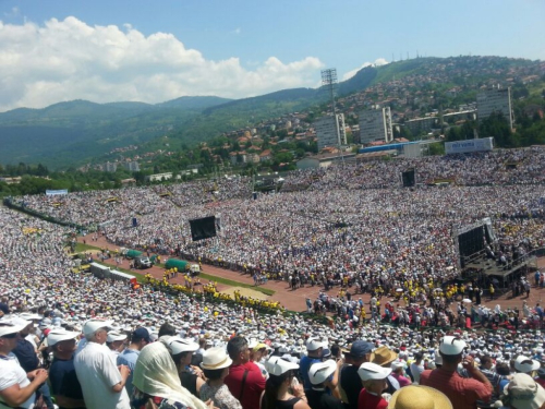 FOTO/VIDEO: Ramci na susretu s papom Franjom u Sarajevu