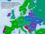 Karta pokazuje koliko EU stanovništva bježi iz zemlje: BiH rekorder!