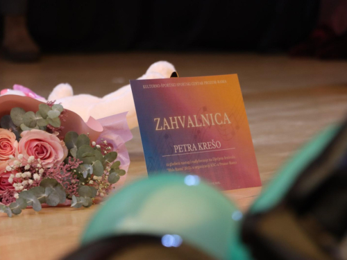 FOTO: Petra Krešo pobjednica dječjeg festivala ''Mala Rama 2025.''