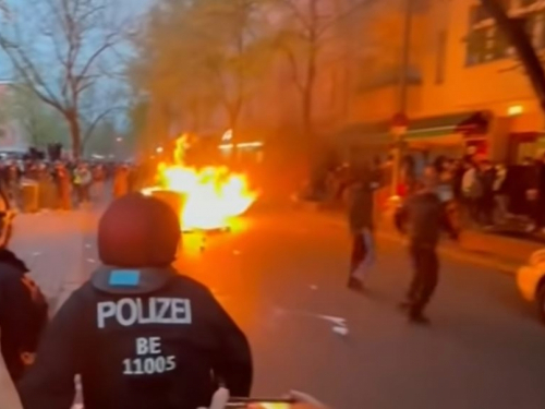 Žestoki sukobi policije i demonstranata u Njemačkoj