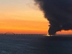 Eksplozija i požar na Krimskom mostu, obrušili se dijelovi mosta