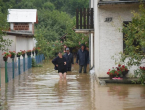 Velika poplava u Slavoniji, rijeke teku naseljima