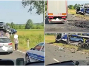 Dvije osobe poginule u teškom sudaru kamiona i osobnog automobila u Hrvatskoj