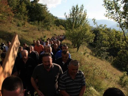 Dario Kordić na proslavi Dana 3. bojne brigade Rama na Uzdolu