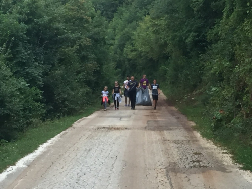 Akcija čišćenja polumaratonske staze