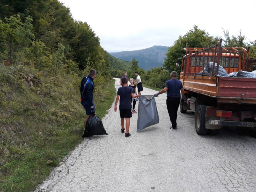 Akcija čišćenja polumaratonske staze