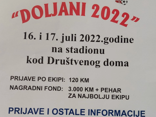 NAJAVA: Malonogometni turnir u Doljanima