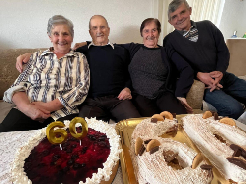 Dijamantni pir: Pero i Danica Anić proslavili 60 godina zajedničkog života