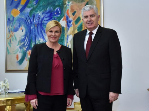 Čović i Kolinda razgovarali o hitnoj izmjeni Izbornog zakona BIH