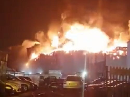 Veliki požar u Londonu, izgorjela tvornica boje
