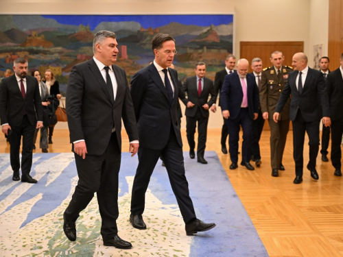 Milanović – Rutte: Hrvatska važna članica NATO-a i pouzdan saveznik Ukrajine