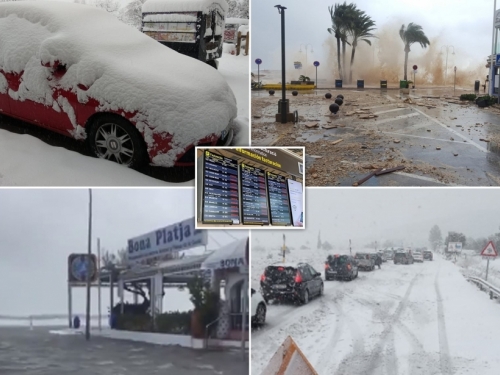Obilni snijeg i kiša zahvatili Španjolsku, dvoje poginulih
