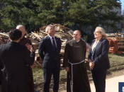 Milas u Sarajevu sa svećenicima