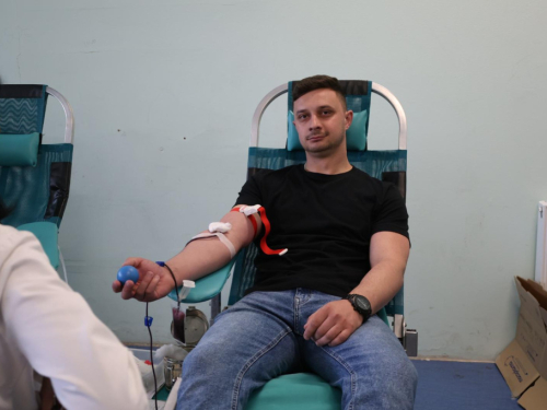 FOTO: Održana akcija dobrovoljnog darivanja krvi u Prozoru
