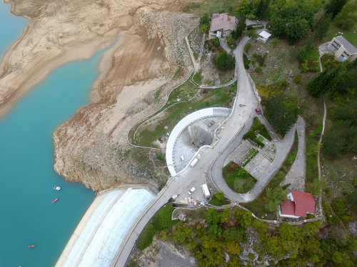 FOTO/VIDEO: Proba temeljnog ispusta brane HE Rama