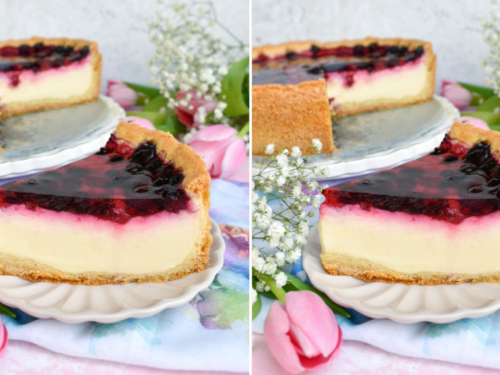 Kremasta mileram torta sa šumskim voćem kojoj je nemoguće odoljeti