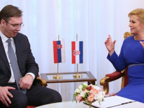 Kolindina čestitka Vučiću: Nadam se unapređenju hrvatsko-srbijanskih odnosa