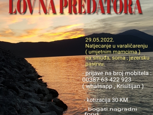 Lov na predatore: 1. MEĐUNARODNI SPIN KUP "Buško jezero 2022"