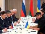Ovo je fotografija pregovora između Rusije i Ukrajine