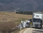 Jak vjetar na Kupreškom polju prevenuo teretno vozilo