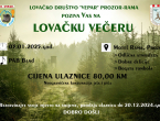 LD ''Vepar'' Prozor-Rama organizira lovačku večer