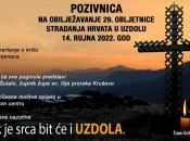 NAJAVA: Obilježavanje 29. obljetnice stradanja Hrvata u Uzdolu