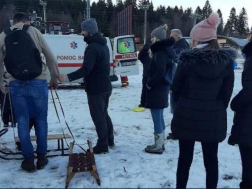 Djevojčica zadobila teške ozljede nakon pada sa saonica na Bjelašnici