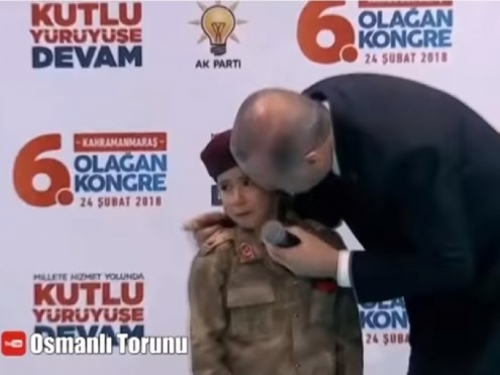 Erdogan: Ako umreš u borbi, stavit ćemo zastavu na tebe, daj bože