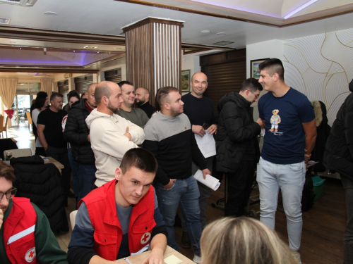 FOTO: Uspješna akcija dobrovoljnog darivanja krvi u Prozoru