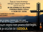 NAJAVA: Obilježavanje 28. obljetnice stradanja Hrvata u Uzdolu