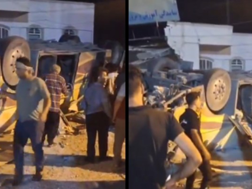 U Iranu se prevrnuo autobus s pakistanskim hodočasnicima, 28 poginulih