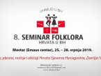 Počele prijave na 8. Seminar folklora Hrvata u BiH