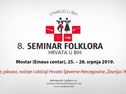 Počele prijave na 8. Seminar folklora Hrvata u BiH