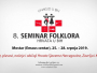 Počele prijave na 8. Seminar folklora Hrvata u BiH