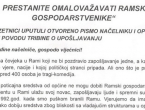 Ramski gospodarstvenici Načelniku: „Prestanite omalovažavati ramske gospodarstvenike!“